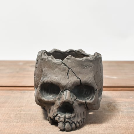 Matasuke Tatsumi（TEATOYA'S GALLERY）【Skull pot BLACK 】RFMT2409002