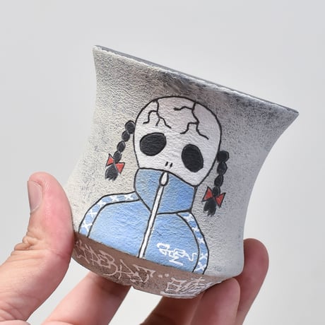 ハイパーポットクリエイター  "阿萬"【Jersey skull Pot 】RFAM23061