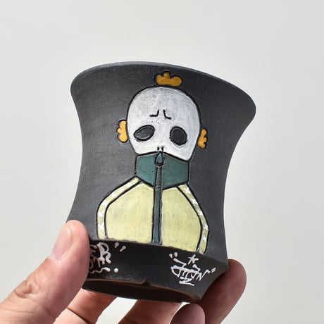 ハイパーポットクリエイター  "阿萬"【Jersey skull Pot 】RFAM23079