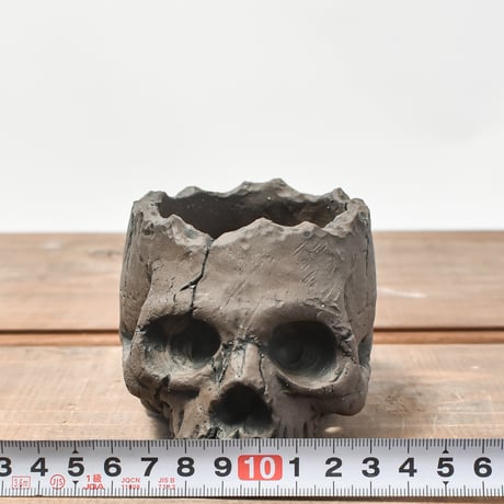 Matasuke Tatsumi（TEATOYA'S GALLERY）【Skull pot BLACK 】RFMT2409003