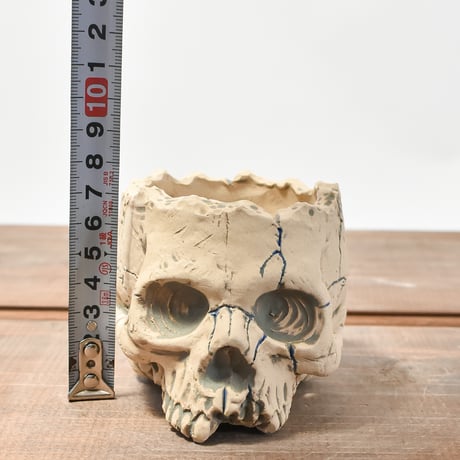Matasuke Tatsumi（TEATOYA'S GALLERY）【Skull pot WHITE 】RFMT2409010