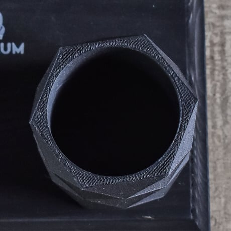 MINIMUM DESIGN / ミニマムデザイン【Set of 3 black planters – Diamant Savane Croix black S】RFMDsaveb001