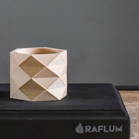 MINIMUM DESIGN / ミニマムデザイン【 Set of 3 planters – Diamant Savane Croix natural S】RFMDsaven001