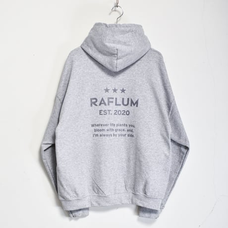 【RAFLUM "3" STAR HOODIE 】GRY RFSW2411002-1/FSW2411002-2