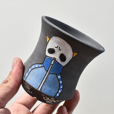 ハイパーポットクリエイター  "阿萬"【Jersey skull Pot 】RFAM23075
