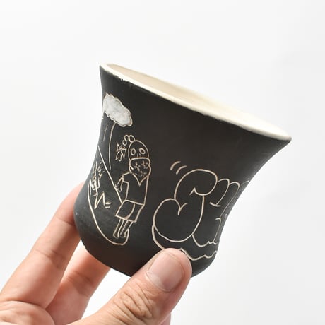ハイパーポットクリエイター  "阿萬"【Graffiti pot 黒金】RHAM240813