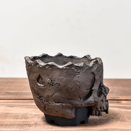 Matasuke Tatsumi（TEATOYA'S GALLERY）【Skull pot Black】RFMT24001