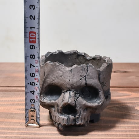 Matasuke Tatsumi（TEATOYA'S GALLERY）【Skull pot Black】B