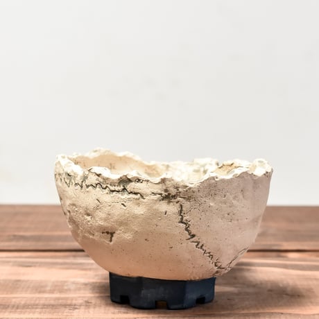 Matasuke Tatsumi（TEATOYA'S GALLERY）【Skull half face pot WHITE】RFMT24007(T)