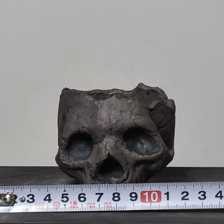 Matasuke Tatsumi（TEATOYA'S GALLERY）【Skull pot Black】type B