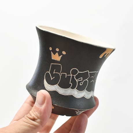 ハイパーポットクリエイター  "阿萬"【Graffiti pot 黒金】RHAM240814