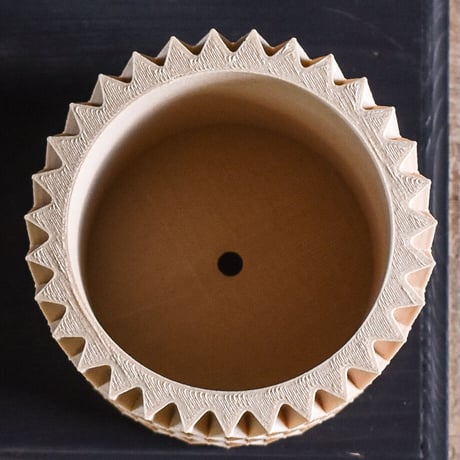MINIMUM DESIGN / ミニマムデザイン【 Set of 3 planters – Diamant Savane Croix natural M】RFMDsaven002