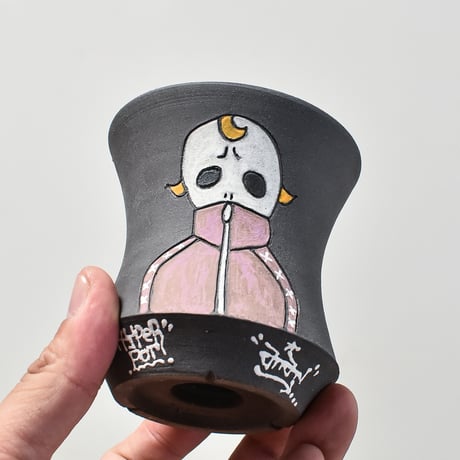 ハイパーポットクリエイター  "阿萬"【Jersey skull Pot 】RFAM23076