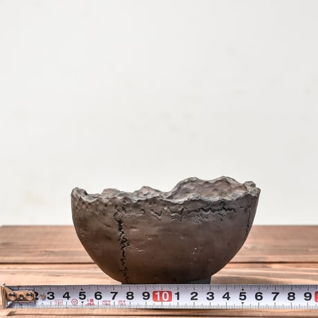 Matasuke Tatsumi（TEATOYA'S GALLERY）【Skull half face pot BLACK】RFMT24006(T)