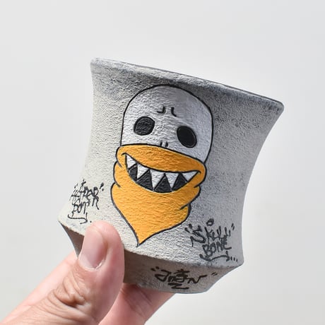ハイパーポットクリエイター  "阿萬"【Bandana skull Pot 】RFAM23109