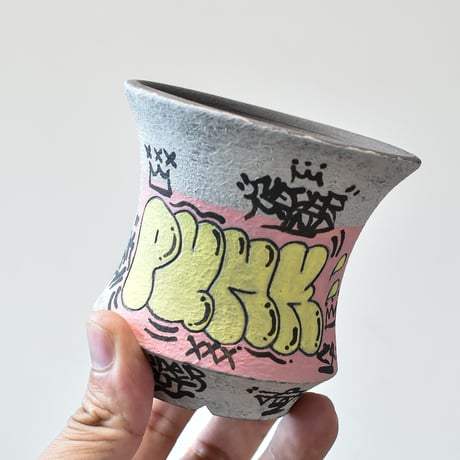 ハイパーポットクリエイター  "阿萬"【Graffiti pot】RFAM24029 B