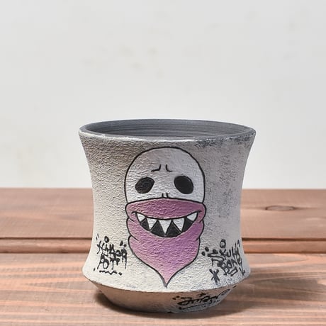 ハイパーポットクリエイター  "阿萬"【Bandana skull Pot 】RFAM23107