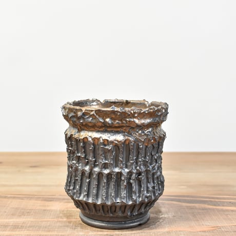 植木鉢　xiao.pottery / 蕭窯生活工作室　ブラウン 植木鉢 xiao.pottery / 蕭窯生活工作室 ブラウン 植木鉢 xiao.pottery