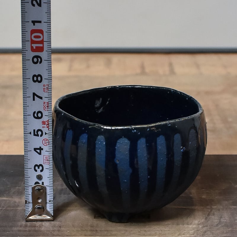 最終価格　希少　時代物　面　陶器 楽天市場】KAMIYAMA【金彩中深 -M-】ROUND POT 13.5cm×9cm 4号