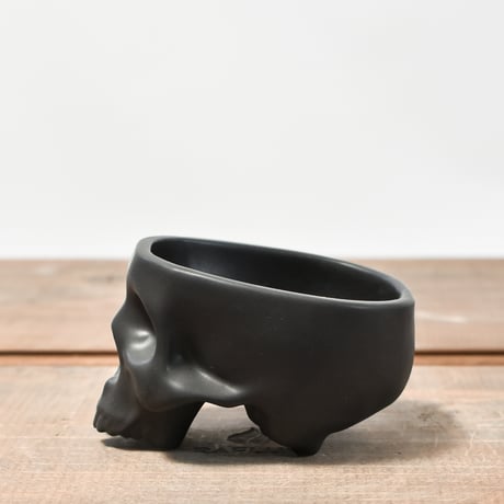Geoide【skull pot mini MAT BK】RFGD24002(T)