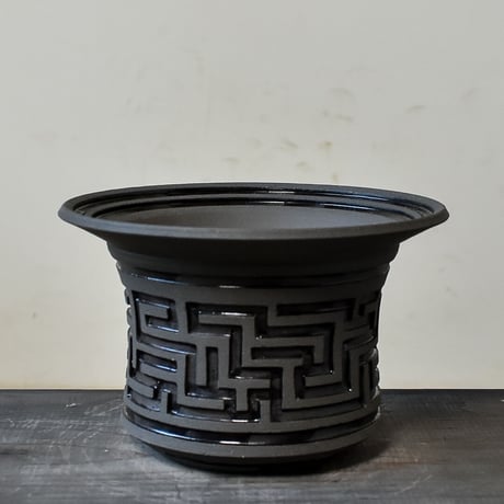 真作 原田省平 青釉 丸壺 花器 オブジェ 現代陶芸 刻印有 唯一無二 原田窯 真作 原田省平 青釉 丸壺 花器 オブジェ 現代陶芸 刻印有 唯一無二