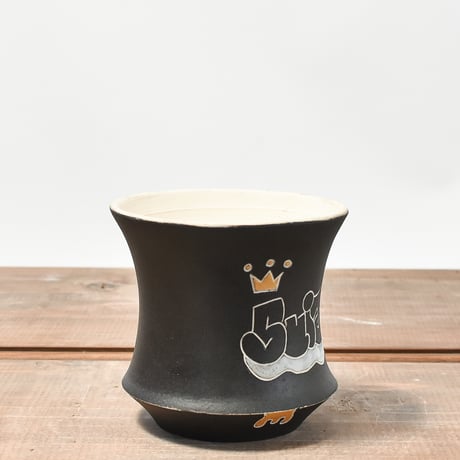 ハイパーポットクリエイター  "阿萬"【Graffiti pot 黒金】RHAM240814