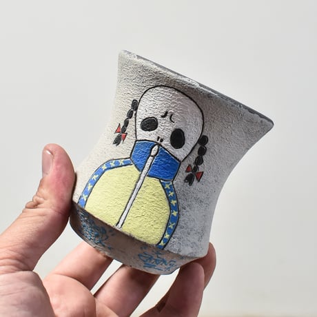 ハイパーポットクリエイター  "阿萬"【Jersey skull Pot 】RFAM23096