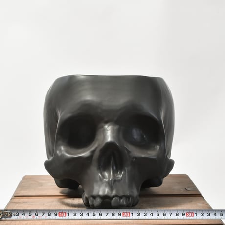 Geoide【skull pot giant MAT BK】RFGD24006(T)