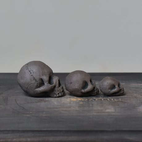 Matasuke Tatsumi（TEATOYA'S GALLERY）【Skull pebble set Black】type D