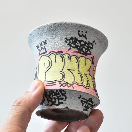 ハイパーポットクリエイター  "阿萬"【Graffiti pot】RFAM24029 B