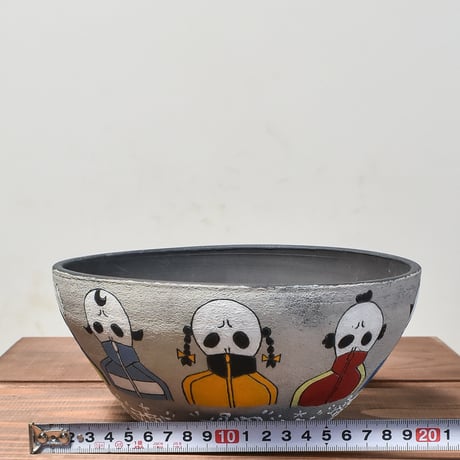 ハイパーポットクリエイター  "阿萬"【Jersey skull All Stars Pot 】大鉢 RFAM23089