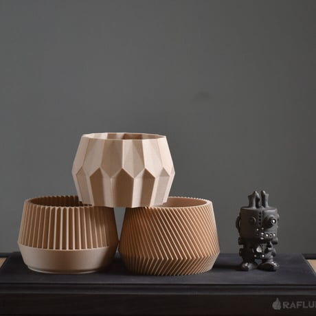 MINIMUM DESIGN / ミニマムデザイン【Set of 3 planters – Oslo Kobe Tokyo M】RFMDoslo002