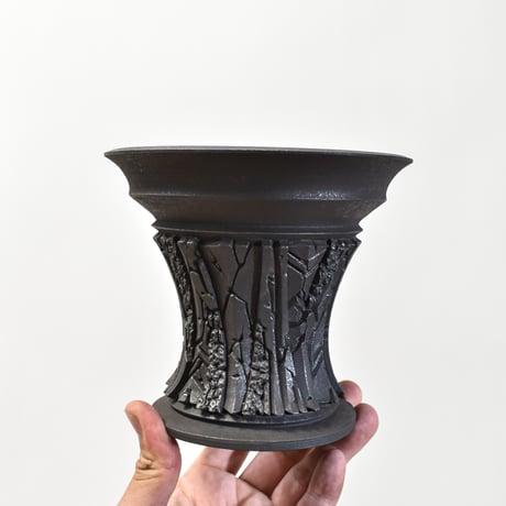 Luwei pottery / 葦製陶【Layered Rock / Crystal Chalice】RFLU25011017