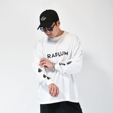 【RAFLUM "3" STAR LS TEE 】WHT(T) RFTS2205