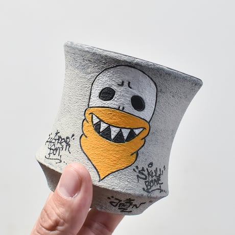 ハイパーポットクリエイター  "阿萬"【Bandana skull Pot 】RFAM23109
