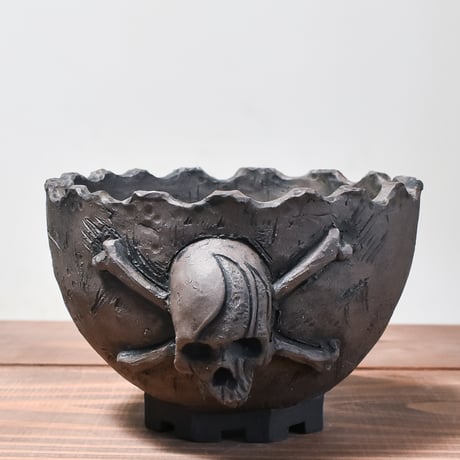Matasuke Tatsumi（TEATOYA'S GALLERY）【Pirate Skull pot Black】B