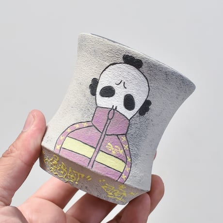 ハイパーポットクリエイター  "阿萬"【Jersey skull Pot 】RFAM23060