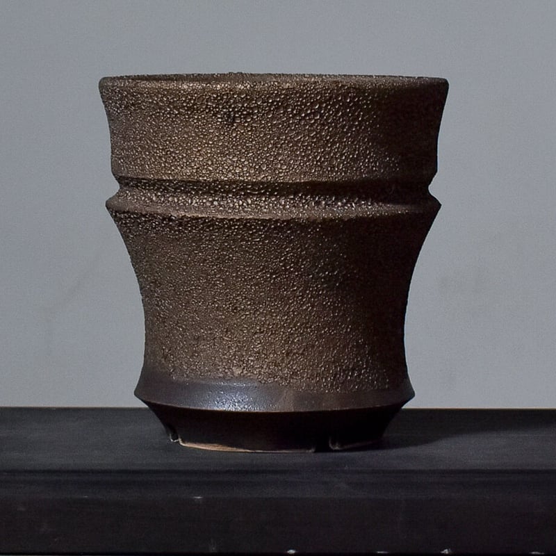 植木鉢 xiao.pottery / 蕭窯生活工作室 ブラウン POT LAB.【bubble