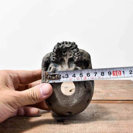 Matasuke Tatsumi（TEATOYA'S GALLERY）【Skull hole pot Black】A