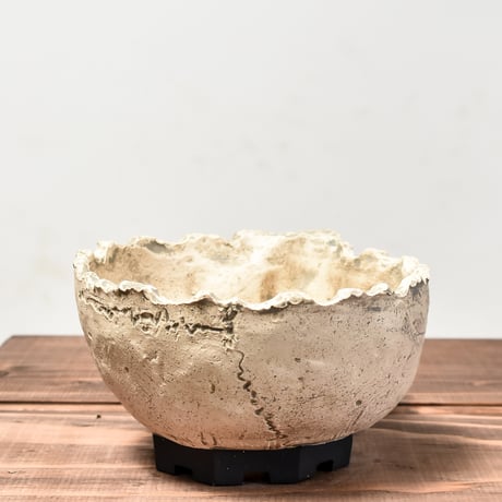 Matasuke Tatsumi（TEATOYA'S GALLERY）【Skull half face pot WHITE大】RFMT24012