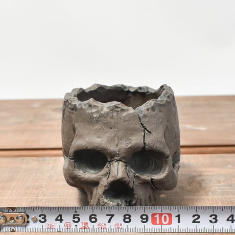Matasuke Tatsumi（TEATOYA'S GALLERY）【Skull pot BLACK】RFMT2409004