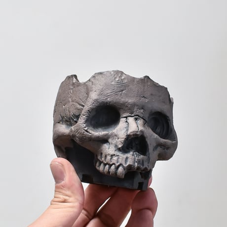 Matasuke Tatsumi（TEATOYA'S GALLERY）【Skull pot Black】A