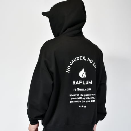 【RAFLUM  NO CAUDEX NO LIFE HOODIE】RFSW23001