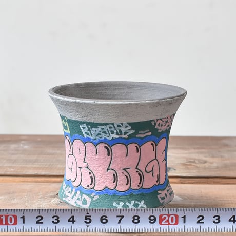ハイパーポットクリエイター  "阿萬"【Graffiti pot】RFAM24029B