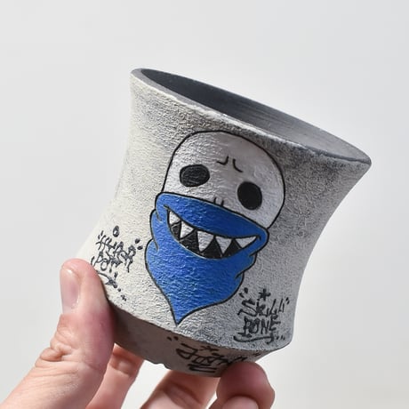 ハイパーポットクリエイター  "阿萬"【Bandana skull Pot 】RFAM23108