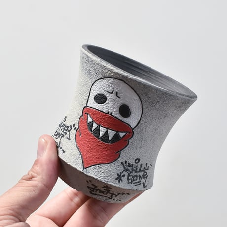 ハイパーポットクリエイター  "阿萬"【Bandana skull Pot 】RFAM23106