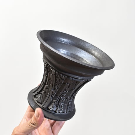 Luwei pottery / 葦製陶【Layered Rock / Crystal Chalice】RFLU25011017
