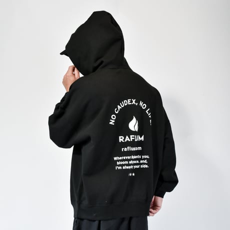 【RAFLUM  NO CAUDEX NO LIFE HOODIE】RFSW23001
