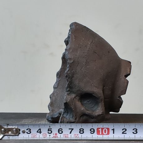 Matasuke Tatsumi（TEATOYA'S GALLERY）【Half face Skull pot Black】RFMT23008B