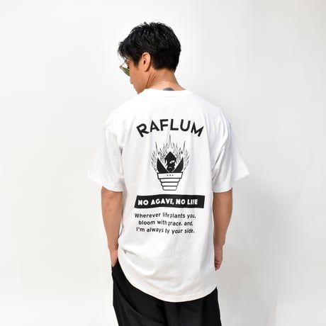 RAFLUM Tee on NEWTRAL Blank 【Agave Monster】 WHT(T) RF25011151 / RF25011152